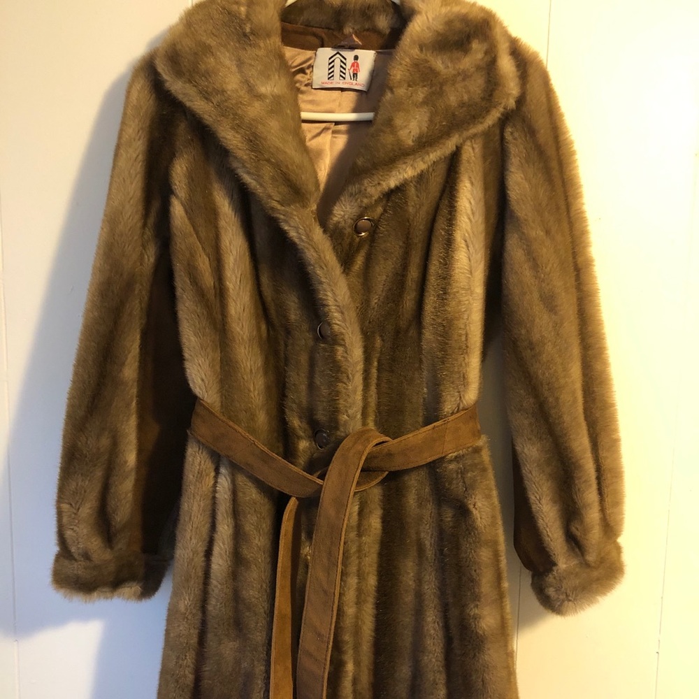 Made in England Women’s Faux Fur Coat Luxury